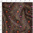 thumbnail image 3 of Soimoi Brown Poly Georgette Fabric Wild Animal Skin Decor Fabric Printed BTY 52 Inch Wide, 3 of 6
