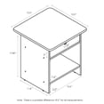 thumbnail image 3 of Furinno EX Home Living Nightstand Table, Cream Faux Marble/Ivory (Pair), 3 of 4