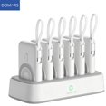 thumbnail image 1 of Domars 6pcs 10000mAh Magnetic Power Bank Set, 22.5W Fast Charging Portable Charger with Charging Base, Built-in Type-C & Lightning Cable, Strong Magnetic Adsorption for Home Office Travel, 1 of 8