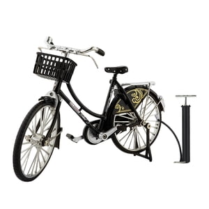 Wweixi ABS 110 Modèle de vélo réaliste Décorations pour maison rétro modèle de vélo artisanal Collectionnables