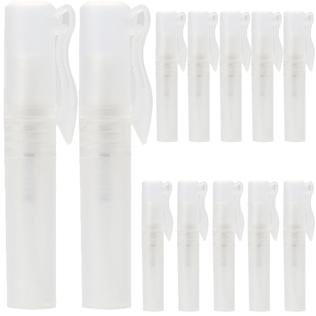Shisuyan Leak Proof Mini Spray Bottles Transparent 12Pack 3.7X0.6X0.6in
