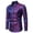 Purple, variant on TIMIFIS Men's Dress Shirts Solid Long Sleeve Stretch Wrinkle-Free Formal Shirt Business Casual Button Down Shirts-Purple - Fall