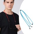 thumbnail image 4 of Sangle de Lunettes Antidérapante Extensible Corde Universelle Chaînes de Cordon de Lunettes Cordon de Retenue Réglable Sports Bleu, 4 of 9