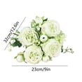 thumbnail image 3 of LSLJS Beautiful Artificial Silk Fake Flowers Wedding Valentines Bouquet Bridal Decor, Valentine's Day Decorations, 3 of 6