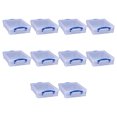 thumbnail image 1 of Really Useful Box 4L Storage Container w/ Lid & Clip Lock Handles (10 Pack), 1 of 12