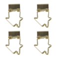 thumbnail image 2 of 15 Pcs Pinces pour Reliure Pinces en Papier Métal en Boîte Longue Queue Bureau Rangement de Dossiers Pince Queue d'Aronde Poignée en Forme de Maison Dorée, 2 of 8