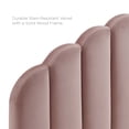 thumbnail image 4 of Veronique Full/Queen Performance Velvet Headboard - Dusty Rose, 4 of 4