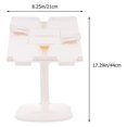 thumbnail image 2 of Support de Livre Support de Lecture Tablette Ordinateur Portable Ajustable Repos de Bureau Feuille de Recette de Cuisine Support en Plastique, 2 of 7