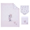 thumbnail image 2 of Minnie Mouse Sweet Bows 3pc Crib Set, Infant Girl, Pink, 2 of 10