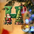 thumbnail image 3 of Nilvkv 26 Letters Christmas Tree Decoration Pendant Christmas Tree Ornaments Personalized DIY Christmas Ornaments Christmas Decoration Xmas Tree Hanging Decor Feature, 3 of 6