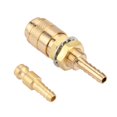 thumbnail image 3 of LAFGUR Water Cooled And Gas Adapter, Welding Torch Quick Connector, Brass For Mig Tig Welder Torch Welding Torch Industrial Use, 3 of 8