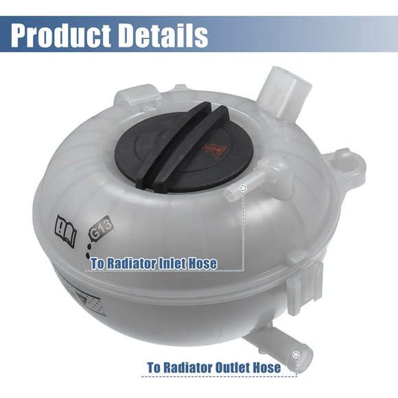 5QD121407H Coolant Tank Reservoir Water Bottle With Cap For Golf 7 MK7 For AudiA3 Cooling System Replacement Parts