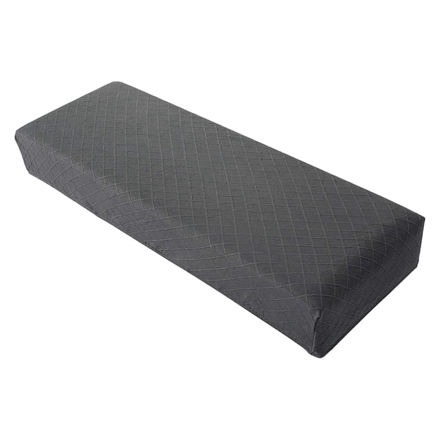 Bench High Stretch Slipcover Dining Room Bench Seat Cushion Cover Dark Gray