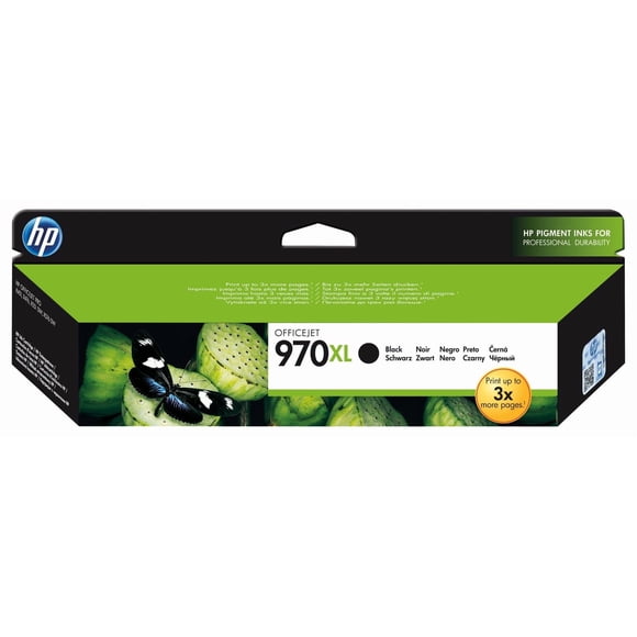 HP 970XL Black High Yield Original Ink Cartridge (CN625AM)