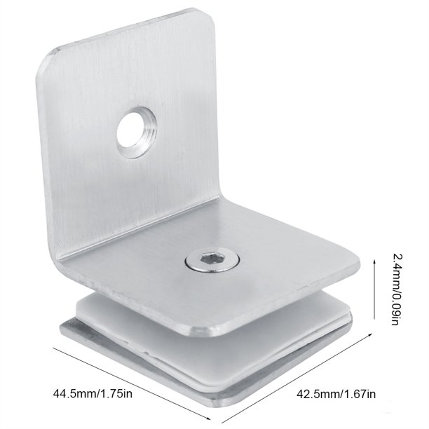 Charnière De Porte De Douche En Inox 304 – Pivot à 180°, Pince à Verre, Plusieurs Couleurs