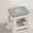 Grey, variant on Folding Stool Portable, TOUMENY Heavy Duty Quick Fold Plastic Low Stool, Compact Assembly Free Camping Stool for Outdoor Hiking Fishing Home, Blue