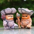 thumbnail image 4 of Exquisite Gothic Style Resin Garden Statue, Handcrafted Fairy Mushroom Monster for Home or Office Decor, 4 of 7