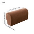 thumbnail image 4 of Sentmoon Office Chair Arm Covers Sofa Arm Covers Elastic Sofa Armrest Covers Thickened and Protective Covers for Home Furnishings Casual Solid Color Armrest Covers Sofa Decorations, 4 of 7