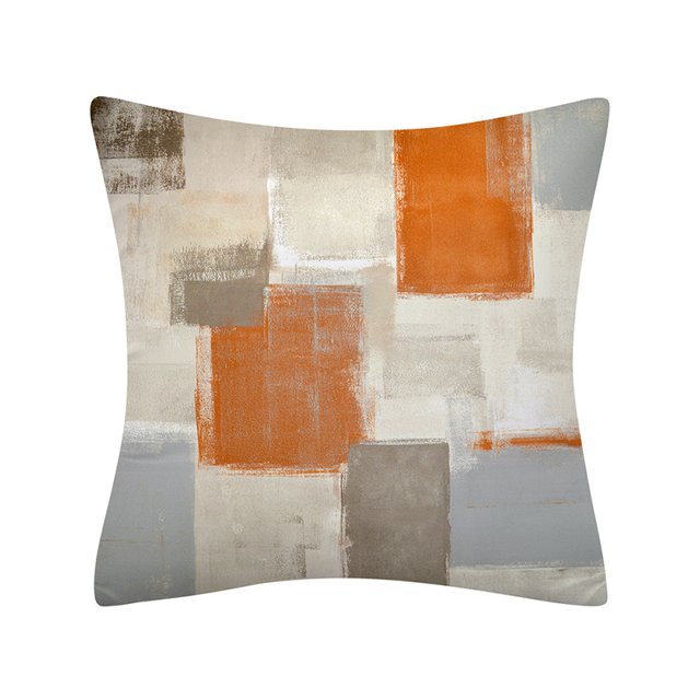 2 Pcs Taie d'Oreiller Abstraite Housse de Coussin Canapé Siège, 40*40cm, #27