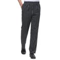 thumbnail image 2 of Men Stripe Plaid Chili Printed Hotel Restaurant Kitchen Chef Work Long Pants, 2 of 8
