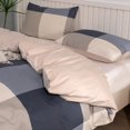 thumbnail image 4 of Plaid Duvet Cover King, 3 Pieces Reversible Cotton Plaid Bedding Set, Vintage Style Checkered Pattern King Duvet Cover Set Plaid, with Zipper Closure, Luxury Soft Breathable Comfy (Plaid, King), 4 of 5