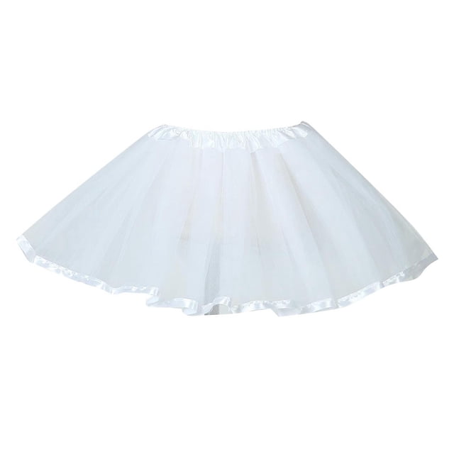 Penkiiy Tutu pour Filles Jupe Tutu Tutu Jupe Tutu pour Tout-Petits Tutu Grande Taille Tutu pour Filles Tout-Petits Jupe en Tulle Tutu pour Bébé 1 An Blanc