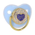 thumbnail image 4 of Baby Pacifiers Set, Silicone Hygienic Soothing Bling Pacifiers Exquisite  For Newborn For Sleeping White,Blue,Pink,Red,Gold, 4 of 8