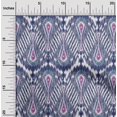 thumbnail image 1 of oneOone Polyester Lycra Fabric Big Motif Ikat Printed Fabric 1 Yard 56 Inch Wide, 1 of 4