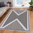 thumbnail image 2 of Casavani - 2'6"x4' Runner Area Rugs for Kitchen & Entrance Handblock Printed Beige Cotton Dhurrie, 2 of 7
