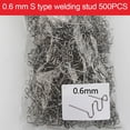 thumbnail image 1 of 500 Pcs 0.6mm Hot Stapler Staples for Car Bumper Plastic Welder Repair Kit, 1 of 9