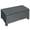 Black, variant on Outsunny Rattan Coffee Table, Patio Side Table, Hand-woven Wicker Furniture with Tempered Glass Top Outdoor Garden Patio, Brown