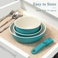 thumbnail image 4 of GIPP 11pcs Cookware Sets, Pots and Pans Set Non Stick with Removable Handle, Oven & Dishwasher Safe,Induction Cookware, Kitchen Cooking Set for RV Trips and Camping,Blue, 4 of 10