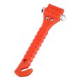 thumbnail image 1 of 2-in-1 Car Emergency Safety Hammer, Built-in Carbon Steel Window Breaker and Seatbelt Cutter, Auto Escape Rescue Glass Breaking Tool Kit, 1 of 6