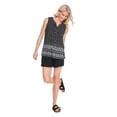 thumbnail image 2 of Iyla Women's Border Printed Top, 2 of 6