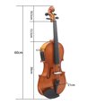 thumbnail image 2 of Amdohai Violon à Égaliseur Acoustique Naturel 4/4 Pleine Grandeur, Violon Fidget Uni, 2 of 8