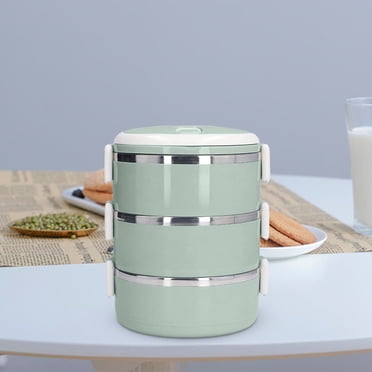 RKSTN Bento Box Stainless Steel Lunch Box Fresh-keeping Box Multi-layer Plastic Student Insulation Lunch Box Bento Box