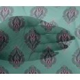 thumbnail image 4 of oneOone Viscose Chiffon Fabric Leaves Block Printed Fabric 1 Yard 42 Inch Wide, 4 of 4