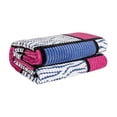 thumbnail image 4 of Sentmoon Soft Blankets and Throws Throw Blanket Checkered Fleece Printed Blanket With Drawstring Flannel Milk Fleece Coverlet Double Dormitory Bed Sheet for Travel, Airplanes, and Car Rides, 4 of 9