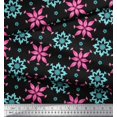 thumbnail image 3 of Soimoi Velvet Fabric Artistic Floral Print Fabric by Yard 58 Inch Wide, 3 of 3