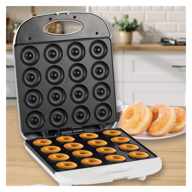 Multifunctional Breakfast & Baking Maker - 16-Hole Bread, Donut, Cake & Sandwich Machine for Home ,Easy to Operate