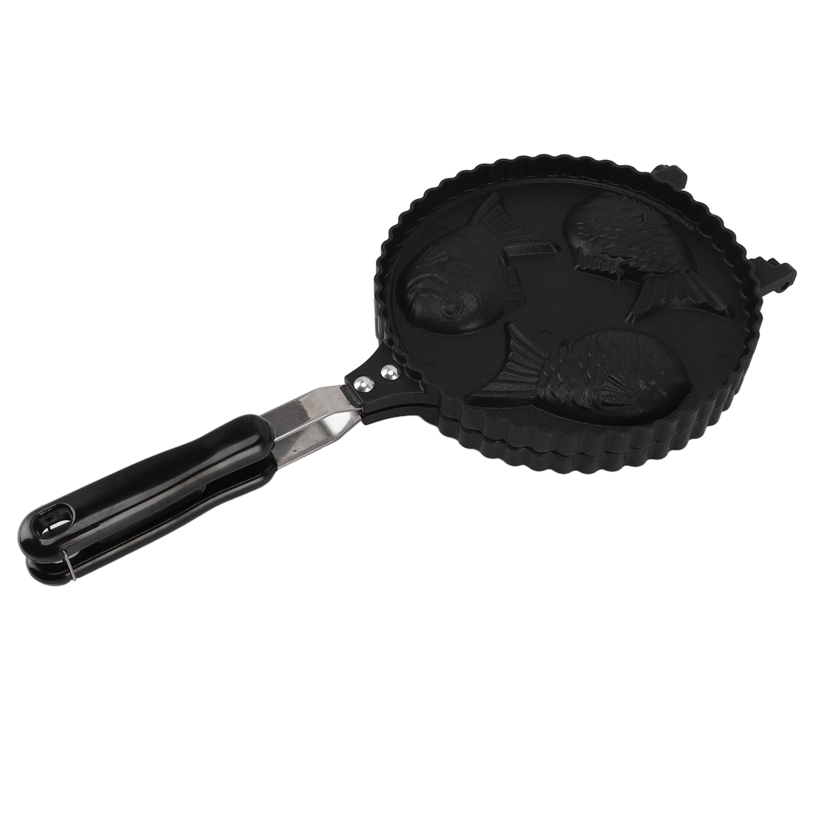 Fish Waffle Maker Pan, Aluminum Taiyaki Pan   for Snack Bars