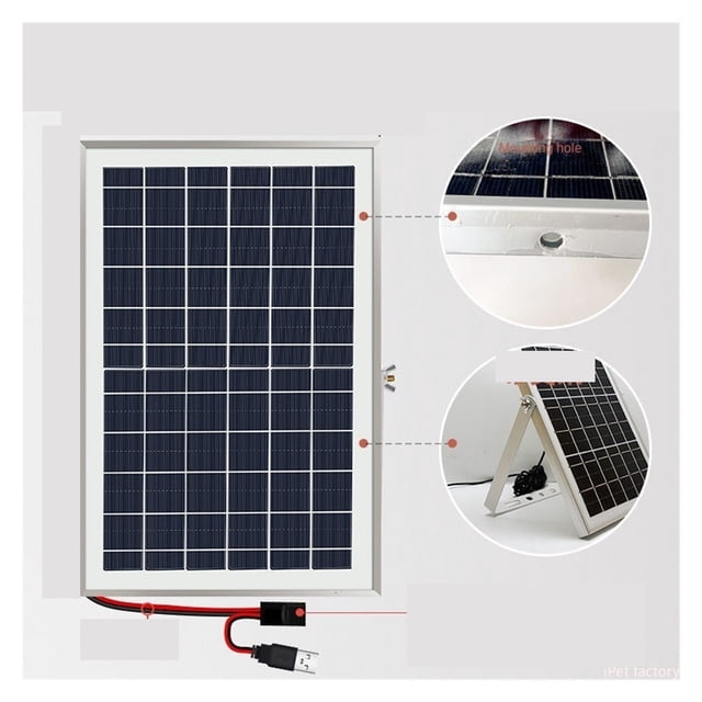 Large Flow Solar Water Pump Aquarium Fish Pump Rockery Waterfall Fountain Submersible Hydroponics Water Cycle Pool Pump Filter ,High Efficiency