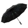 thumbnail image 2 of TopLLC 60 Rib Folding Umbrella For Sunny And Rainy Days Fully Automatic Umbrella Large Reinforced Plastic Sunshade And Sun Protection Umbrella Folding fabric rain gear, 2 of 6