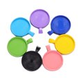 thumbnail image 3 of maskred 100pcs Base Pendant Tray Round Blank Self-Assembly Findings Crafts Necklace Pendants Accessory Fashion Colorful Yellow Pink, 3 of 6