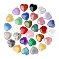 thumbnail image 1 of Natural Crystal Heart Shape Ornaments Set - Gemstone Art Collection, 1 of 5