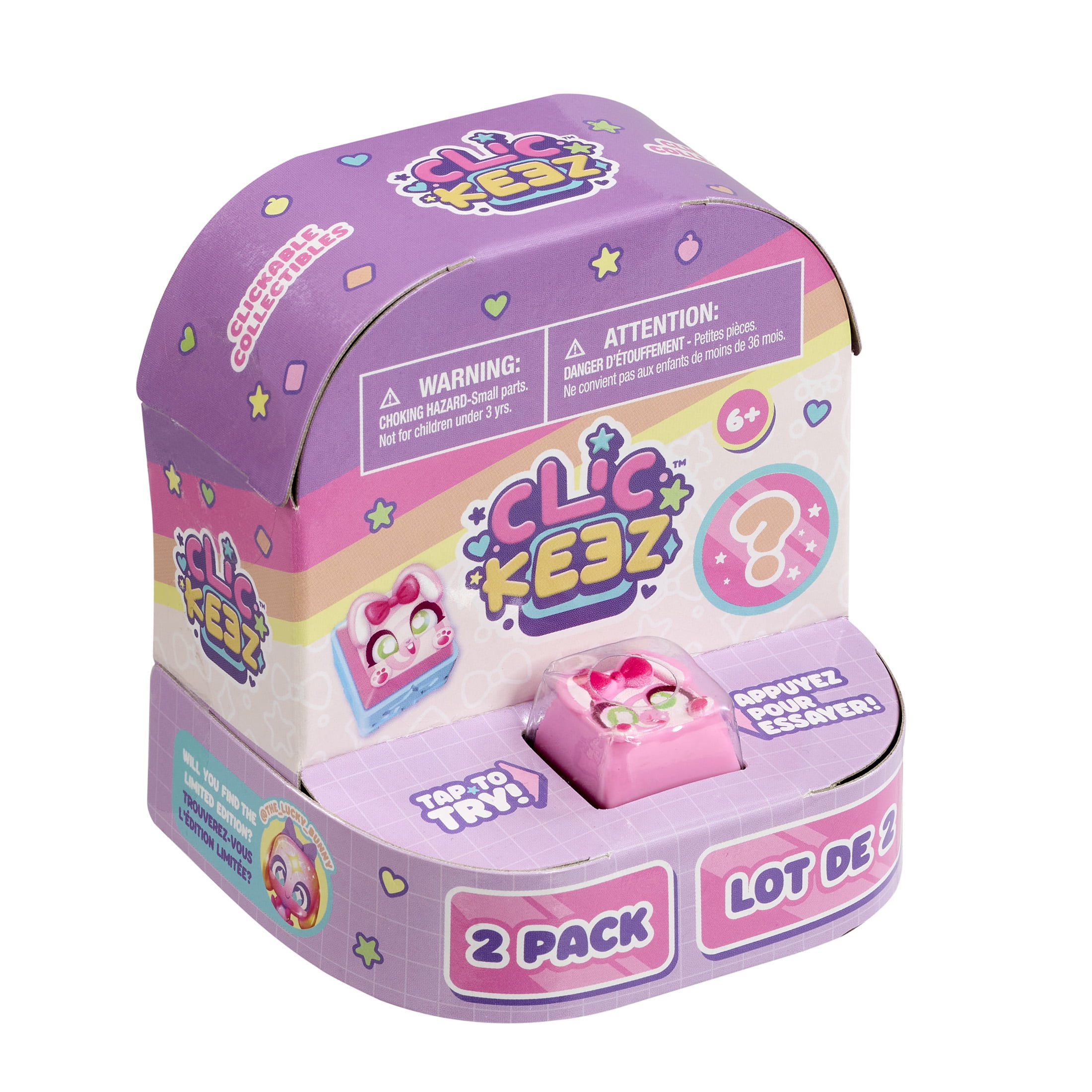 Clickeez S1 - 2-pack- Character Keyboard Keys that Click & Clack ...