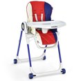 thumbnail image 1 of Babyjoy Chaise Haute pour Bébé Pliable Chaise d'Alimentation avec 4 Roues Verrouillables Colorée, 1 of 8
