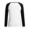 thumbnail image 4 of Ketyyh-chn99 Chandail à Col Rond pour Femmes Ample Confortable Blouse Adulte Femme Col Rond Manches Courtes Hauts T-Shirt Imprimés Blouse Ample Noir,3TG, 4 of 4