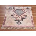 thumbnail image 3 of Casavani Flat Weave Custom Living Room Rug, Brown 3x3 ft, 3 of 6