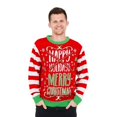 thumbnail image 1 of Joyeuses Fêtes Chandail Joyeux Chandail pour Hommes Ugly Christmas, 1 of 2